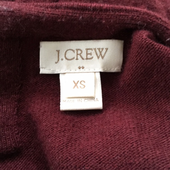 J Crew Herringbone Jeweled Collar Sweater Size XS - Picture 6 of 6